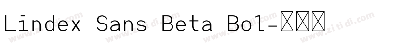 Lindex Sans Beta Bol字体转换 Lindex Sans Beta Bol字体转换